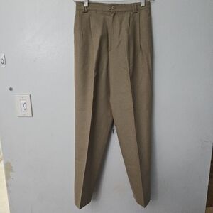 Vintage Graig Clothing Co 100% Wool Pleated Womens Pants Size 10 Old Money